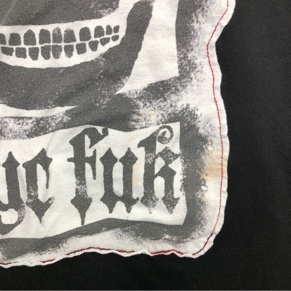 𝅺Syc Los Angeles Fuk Black graphic T-shirt - Picture 5 of 12